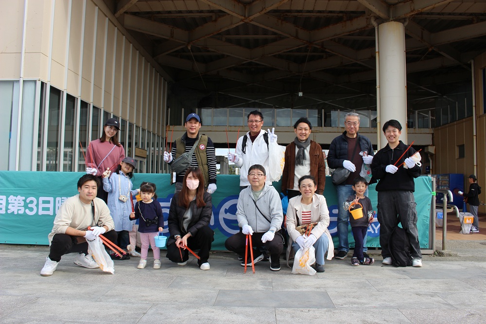 新江ノ島水族館主催「第182回えのすいecoデー」ビーチクリーンに参加しました